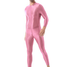 Body Masculino de Gola Alta e Manga Longa