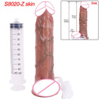 SXXY 18+ Men Women Sex Pleasure Squirt Dildo Skin Texture Double Layer Ejaculating Butt Plug анальная пробка Vagina Anus Dilator