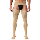 Meia-Calça Renda Floral Malha Fina