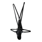 Men's Jockstrap Underwear Sexy Lingerie Harness Chest Bodysuit One-piece Jock with Removable Codpiece Big Bulge Adjustable Size.