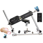 Men and women sex machine with sex toys for women and men - Automatically retractable dildos for men and women Pump gun sex toys
