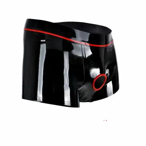 Boxer Masculino de Latex com Argola Cosplay Intima Secret