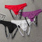 Mens Jock Strap Mesh Breathable Underwear Backless Pouch Jockstrap Briefs Men Jockstraps Thongs Low Waist Seamless Underwear