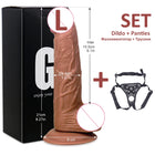 Dildo Realista em Silicone com Ventosa de Forte Aderência